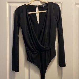 Sexy plunging neckline Lulu’s bodysuit